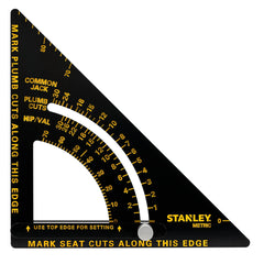 Équerre de charpentier ajustable aluminium QuickSquare Stanley
