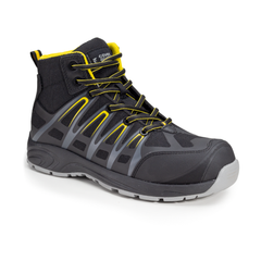 Chaussure de sécurité Haute - Noir/Jaune - ALUNI S3S SRC - COVERGUARD