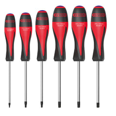 Jeu de 6 tournevis ULTIMATE TORX® percé, TT10 à TT40 de chez KS Tools