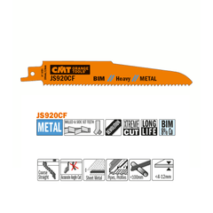 Détails de la Lame scie sabre CMT JS920CF métal épais 9 TPI