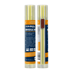 Mines LYRA DRY PROFI GIANT 2 × 5 × 150 mm – étui de 12 - Blanc universel