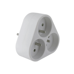 Multiprise triangle 3 prises 2P+T 16 A – DHOME