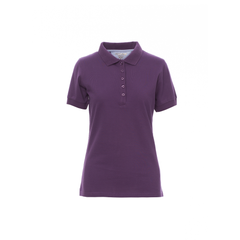 Vue de face du Polo femme Payper GLAMOUR manches courtes - Violet Indigo