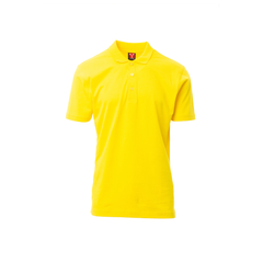 Vue de face du Polo Payper AMALFI manches courtes Jaune