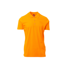 Vue de face du Polo Payper AMALFI manches courtes Orange