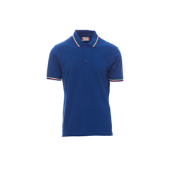 Vue de face polo bleu roi payper