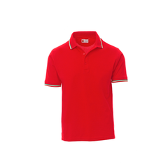 Vue de face du T-shirt italia rouge payper