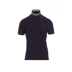 Vue de face du Polo homme Payper NAUTIC Bleu / Blanc / Jaune