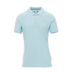 Vue de face du Polo homme Payper VENICE manches courtes - Aigue-Marine