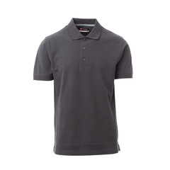 Vue de face du Polo homme Payper VENICE manches courtes - Anthracite