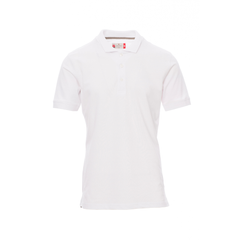 Vue de face du Polo homme Payper VENICE manches courtes Blanc