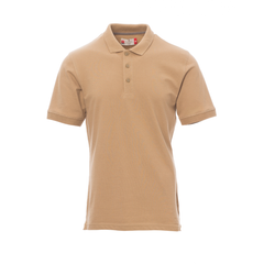 Vue de face du Polo homme Payper VENICE manches courtes - Marron Chaud