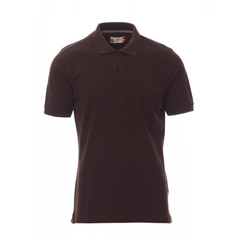 Vue de face du Polo homme Payper VENICE manches courtes - Marron