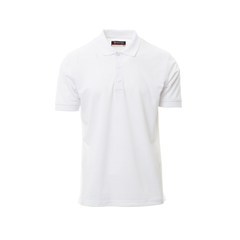 Vue de face du Polo homme Payper VENICE PRO manches courtes - Blanc