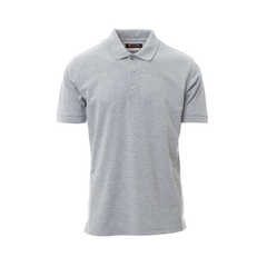 Vue de face du Polo homme Payper VENICE PRO manches courtes - Gris Chiné