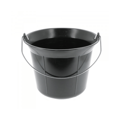 Seau de maçon noir polyéthylène 11 L – WILMART