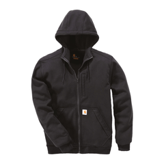 Sweat Carhartt Wind Fighter™ noir zippé à capuche