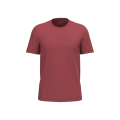 Vue de face du T-shirt Bio190 homme coton biologique Terracotta red