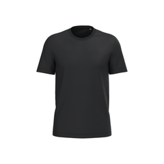 Vue de face du T-shirt Bio190 homme coton biologique Noir kariban