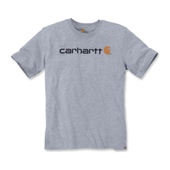 T-shirt Carhartt Core Logo Relaxed Fit 229 g/m² Gris Chinée