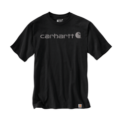 T-shirt Carhartt Core Logo Relaxed Fit 229 g/m² - Noir et gris