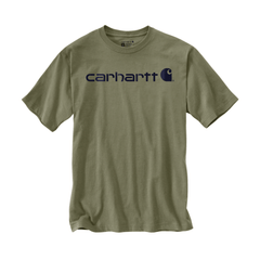 T-shirt Carhartt Core Logo Relaxed Fit 229 g/m² olive