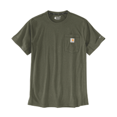 T-shirt Carhartt Force FastDry vert chiné