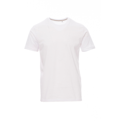 Vue de face du T-shirt Payper FREE manches courtes - Blanc