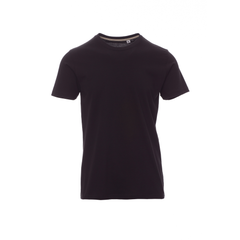 Vue de face du T-shirt Payper FREE manches courtes - Noir