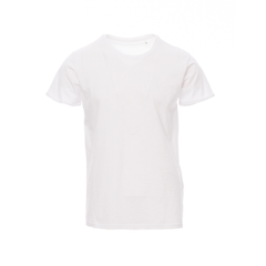 Vue de face du T-shirt Payper PARTY manches courtes - Blanc