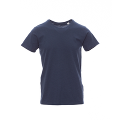 Vue de face du T-shirt Payper PARTY manches courtes - Bleu Denim