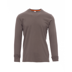 Vue de face du T-shirt Payper PINETA manches longues Fumée