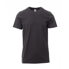 Vue de face du T-shirt Payper PRINT manches courtes - Anthracite