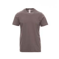 Vue de face du T-shirt Payper PRINT manches courtes - Gris Acier