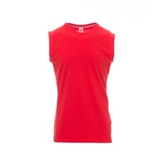Vue de face du T-shirt Payper SHORE manches courtes - Rouge