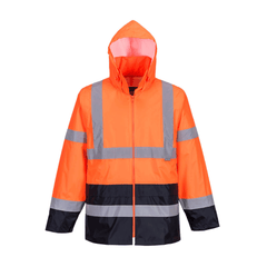 Veste de pluie Hi-Vis Orange/Marine H443 – PORTWEST
