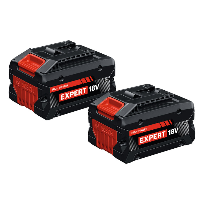Packs batteries Bosch EXPERT 18 V EXBA – 4 Ah à 8 Ah
