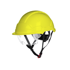 Casque Phoenix Pro ABS - lunettes intégrées - Jaune HV - COVERGUARD