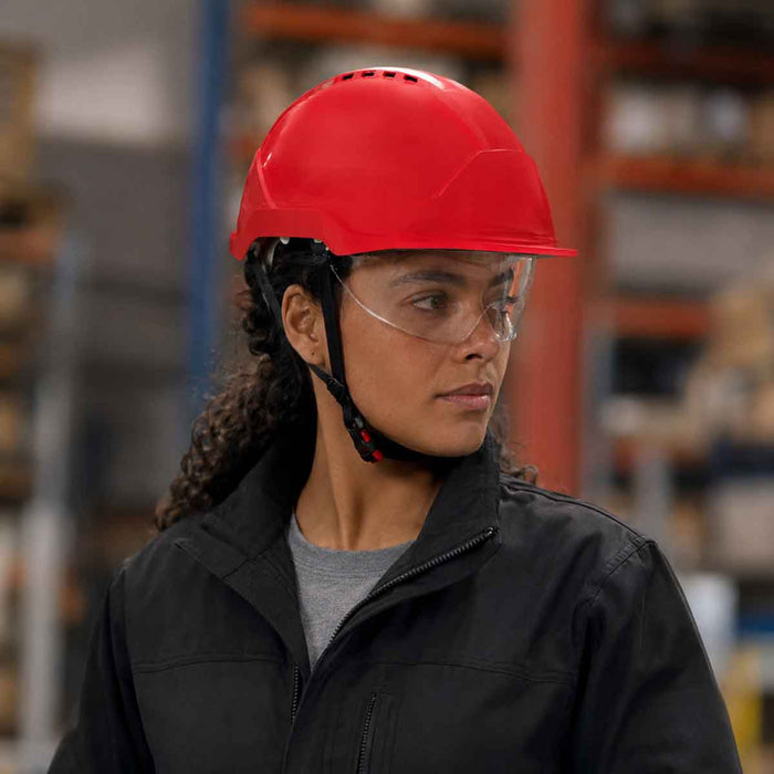 Casque Phoenix Wind ABS - lunettes intégrées - Rouge - COVERGUARD