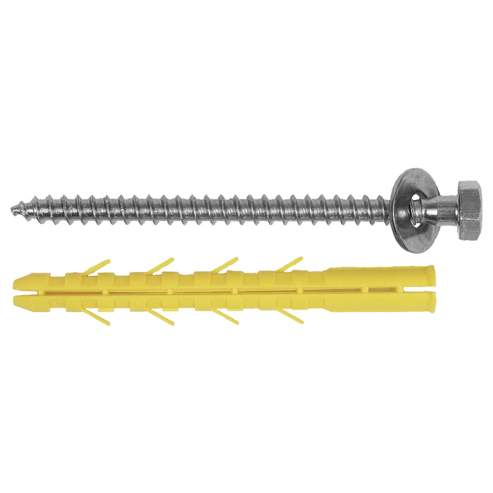 Cheville pour sabot de charpente Ø12 × 130 mm avec tire-fond ING FIXATIONS