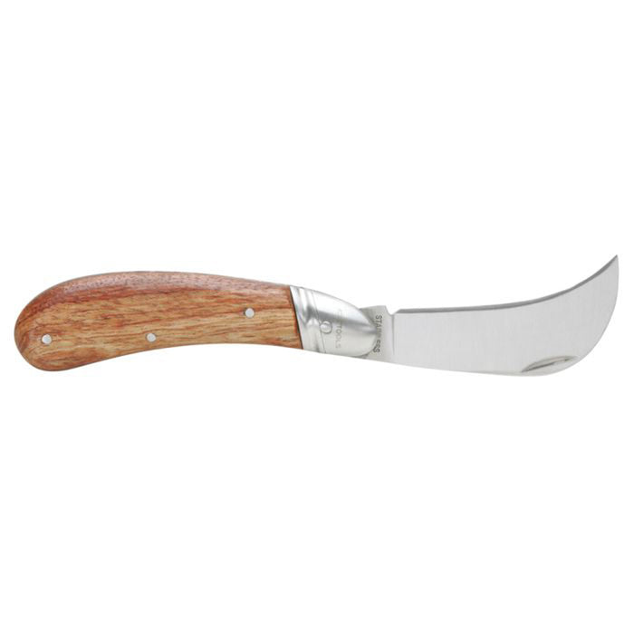 Couteau d’électricien à lame serpette pliable inox – KS Tools