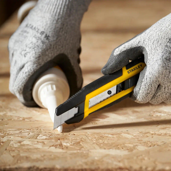 Cutter Stanley Quick Snap bi-matière