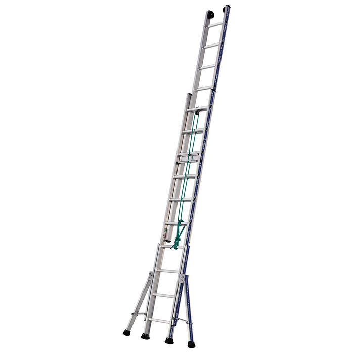 Échelle coulissante à corde 2 plans PLATINIUM 300 aluminium TUBESCA-COMABI