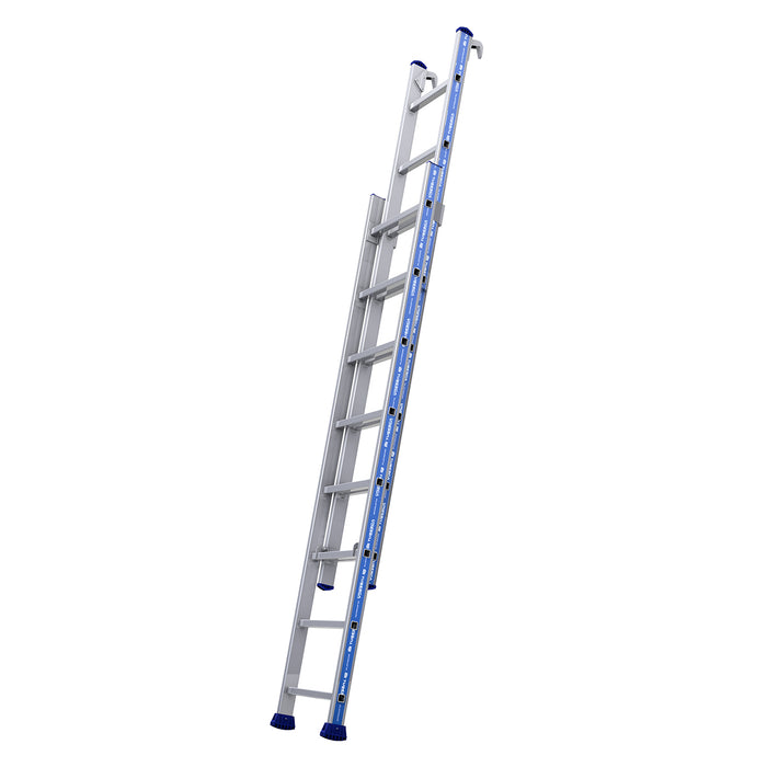 Échelle coulissante à main 2 plans à crochets PLATINIUM aluminium TUBESCA-COMABI