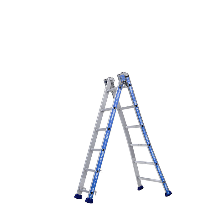 Échelle transformable 2 plans PLATINIUM aluminium TUBESCA-COMABI