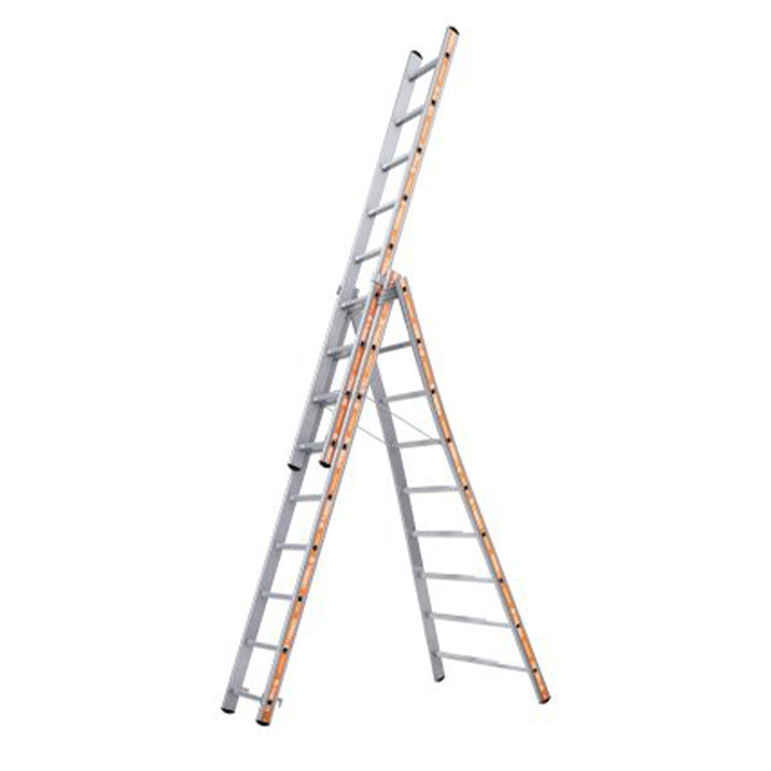 Échelle transformable 3 plans PRONOR aluminium TUBESCA-COMABI