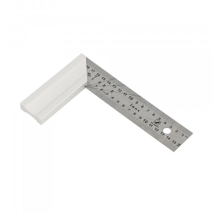 Équerre de menuisier à lame inox gravée WILMART