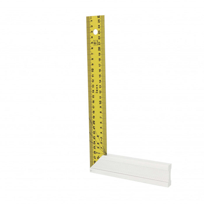 Équerre de menuisier à lame inox jaune époxy WILMART