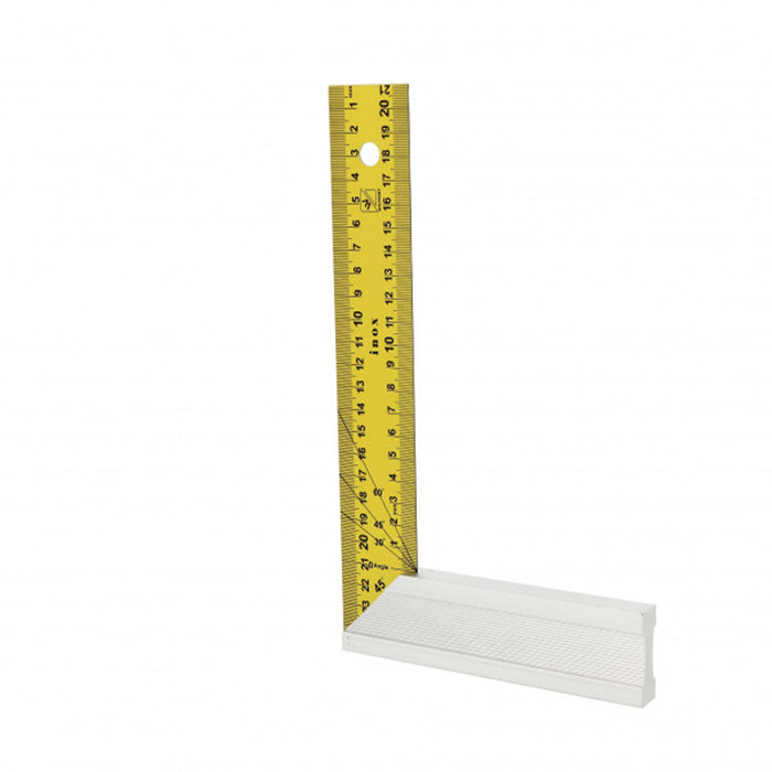Équerre de menuisier à lame inox jaune époxy WILMART