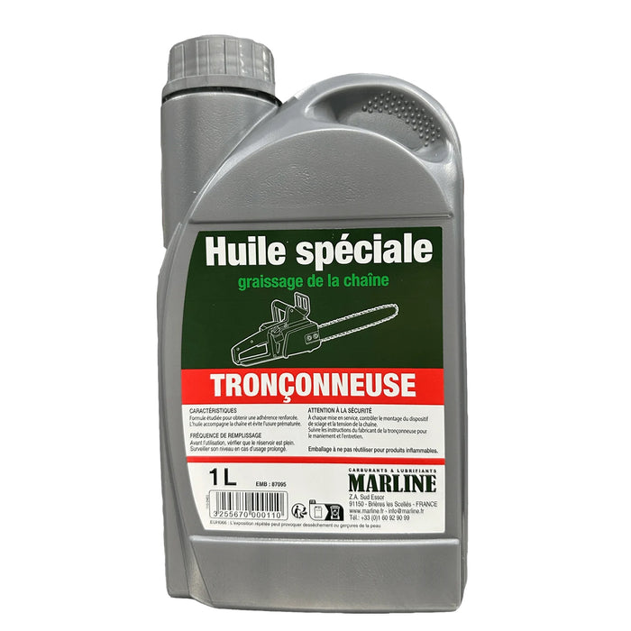 Huile de chaîne pour tronçonneuse MARLINE